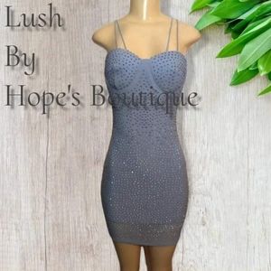 Rianna Rhinestone Dress